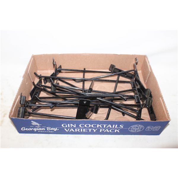 COLLECTION OF STEEL SHELVING PEGS