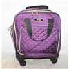 Image 1 : KENSIE PURPLE 16" UNDER PLANE SEAT LUGGAGE TOTE