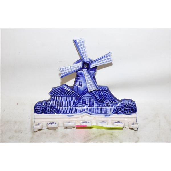 MADE IN HOLLAND PORCELAIN SPOON HOLDER