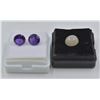 Image 1 : #266- NATURAL AMETHYST 3.05CT& MOONSTON 3.10CT