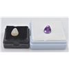 Image 1 : #255- NATURAL AMETHYST 3.91CT & MOONSTONE 3.55CT