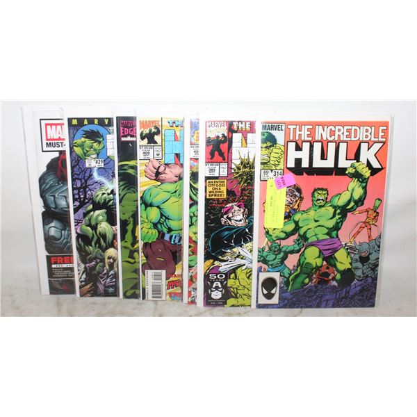 MARVEL COMICS LOT OF 8 BRONZE AGE HULK