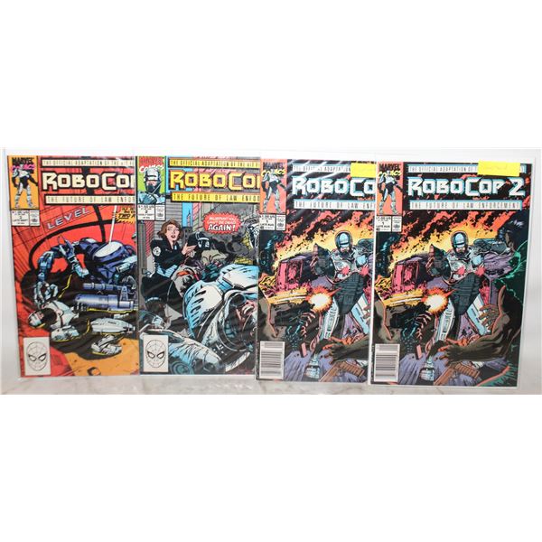 MARVEL COMICS ROBO COP 4 ISSUES