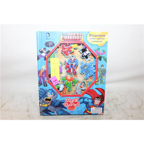 SUPER FRIENDS SUCTION CUP STORYBOOK