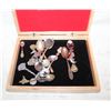 Image 1 : 14 - SOUVENIER SPOONS IN A WOODEN RCM BOX