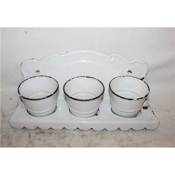 VINTAGE WINDOW PLANT POT