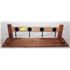 Image 1 : SOLID WOOD WALL SHELF HANGING UNIT