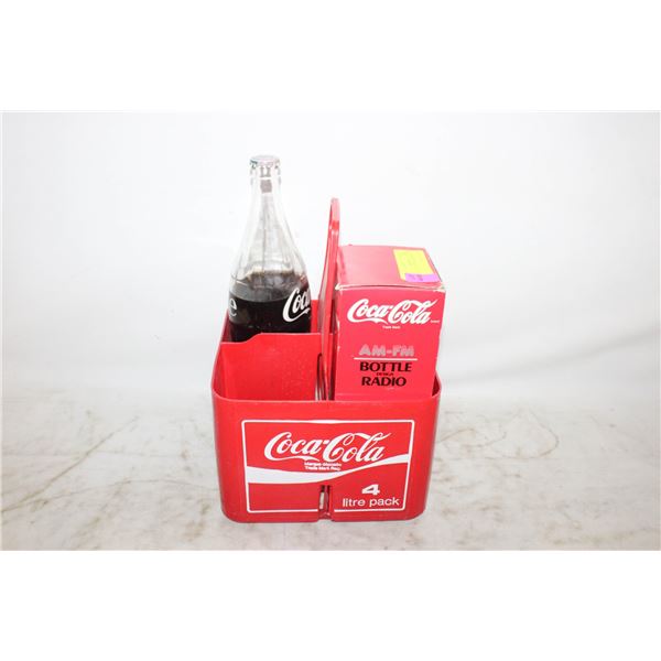 COKE RADIO VINTAGE BOTTLE