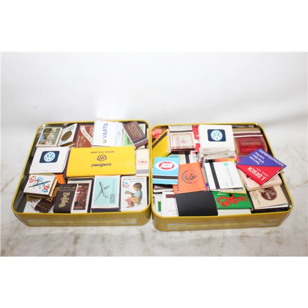 VINTAGE MATCHES 2 FULL TINS