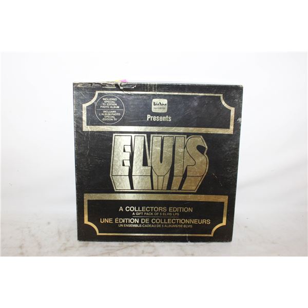 1976 ELVIS 5 LPS SET WITH POSTER BOOK