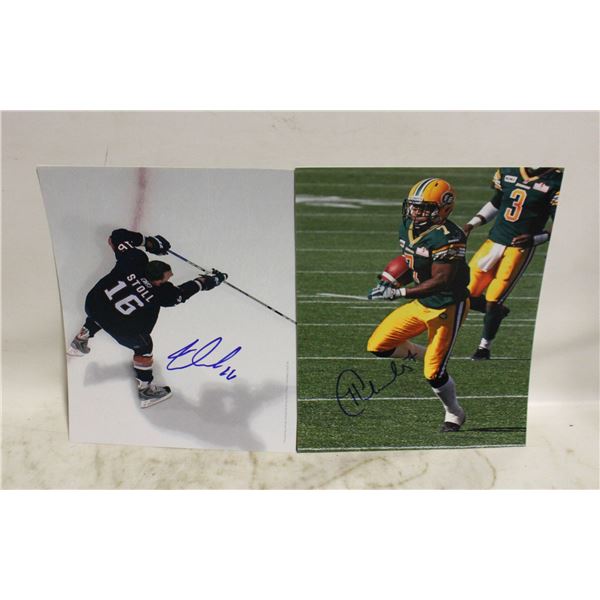 UNAUTHENTICATED SIGNED PICTURES: JARRET