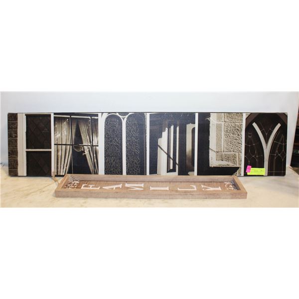 2PC FAMILY THEME WALL ART