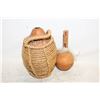 Image 1 : VINTAGE RUSTIC GUORD VESSEL WITH HANDMADE