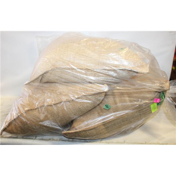 SET OF 3 AMBER SHOWHOME COLOR THROW