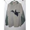Image 2 : VINTAGE ORCA COASTLINE CANADA SIZE XL PARTIAL ZIP-