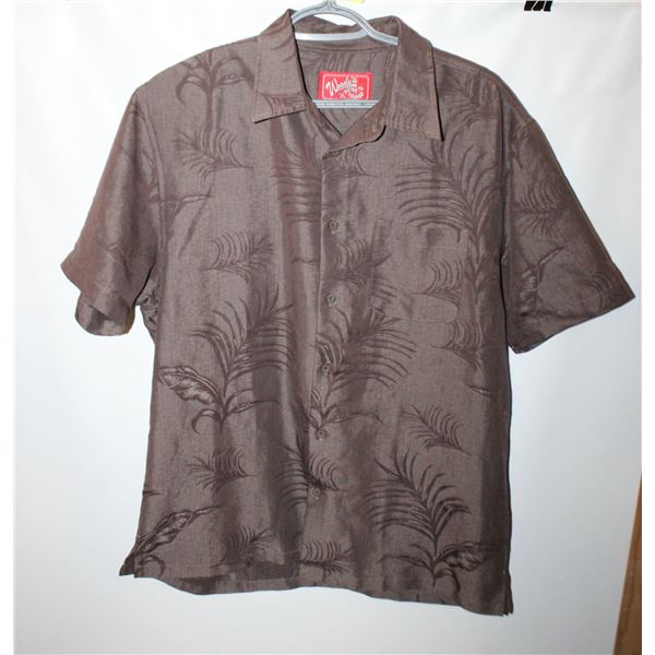 MENS LG WOODY'S RETRO LOUNGE CASUAL DRESS SHIRT