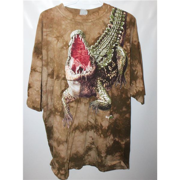 MENS XXL SINGAPORE ZOO ALIGATOR SHIRT