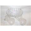 Image 1 : 4 VINTAGE MCM FEDERAL IRIDESCENT SNACK PLATES &