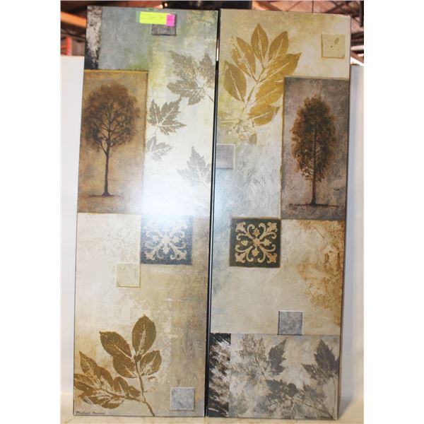 2 PIECE WALL ART