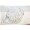 Image 1 : VINTAGE GLASSWARE SERVING PIECES- ASSORTED