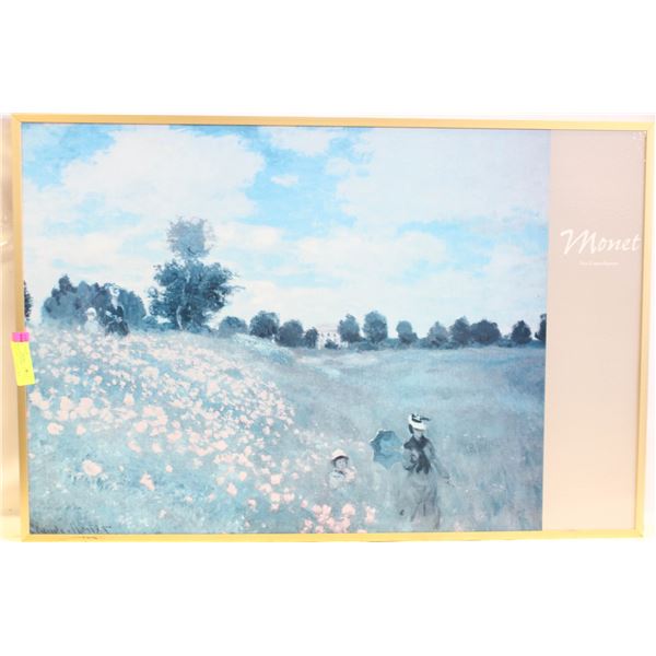 FRAMED 24"X36" MONET REPRODUCTION