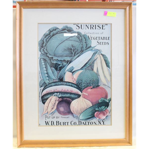 FRAMED ART 26 X 32.5"