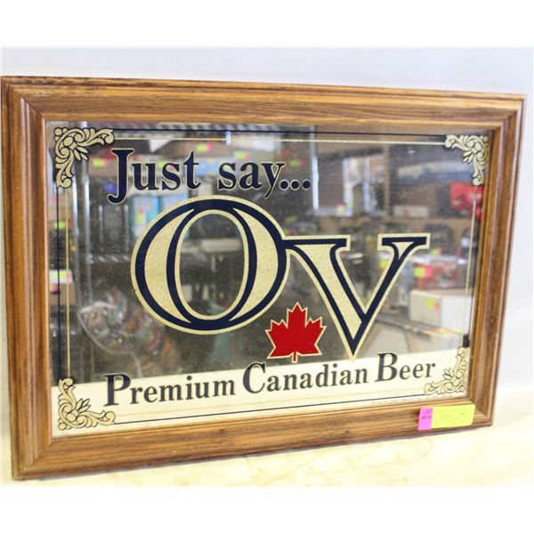 OLD VIENNA BEER MIRROR