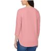 Image 2 : NEW KIRKLAND SIGNATURE PINK V NECK THREE QUARTER