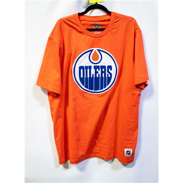 NHL EDMONTON OILERS CREW NECK T-SHIRT SIZE XLARGE