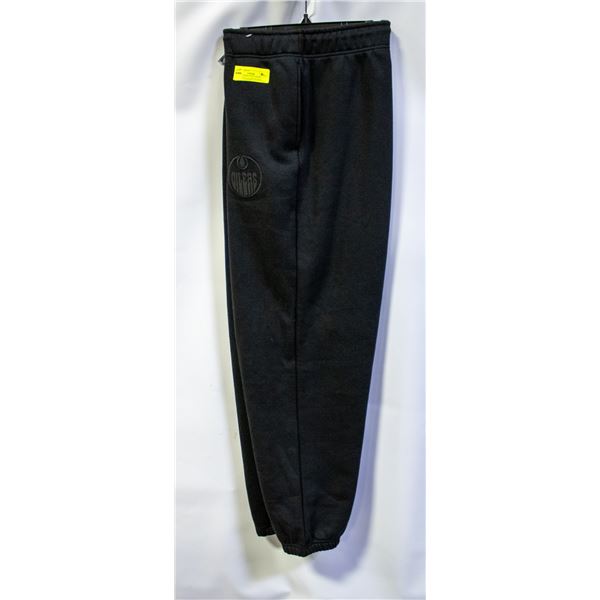 NEW NHL EDMONTON OILERS JOGGERS BLACK SIZE XLARGE