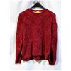 Image 1 : WEATHERPROOF WOMENS KNITTED SWEATER RED SIZE LARGE