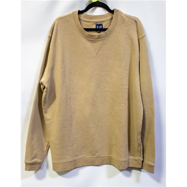 GAP PULLOVER SWEATSHIRT BEIGE SIZE XLARGE
