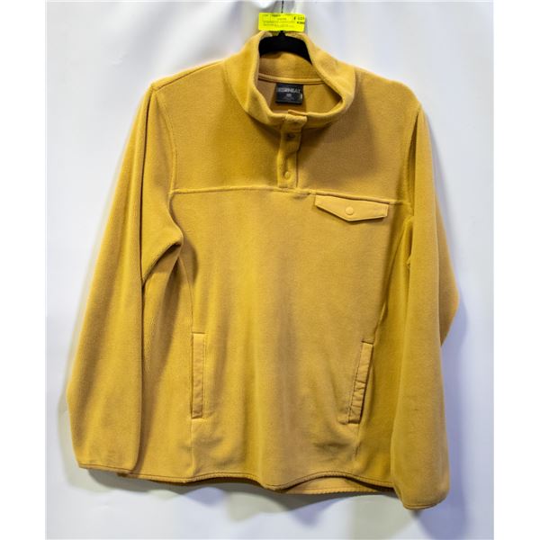 32 DEGREE 1/4-SNAP PULLOVER SWEATER BEIGE SIZE M
