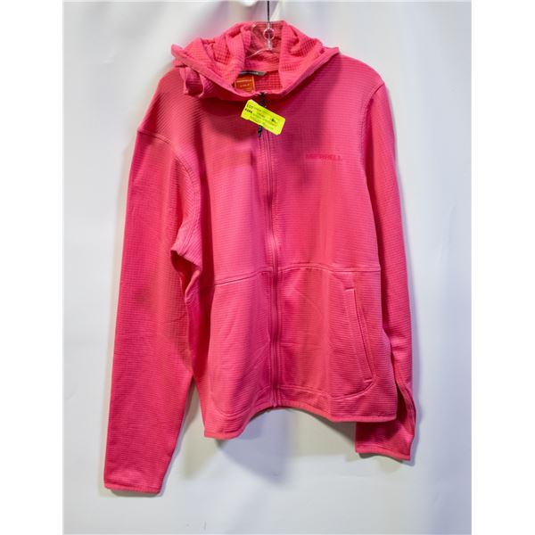 MERRELL WOMENS ACTIVE RIBBED FLEECE JACKET SIZE SM