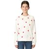 Image 1 : NEW GAP KIDS CREWNECK HEART SWEATSHIRT SIZE 14/16