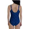 Image 2 : NEW ROOTS ONE PIECE BLUE PATTERN SWIMSUIT SZ 12