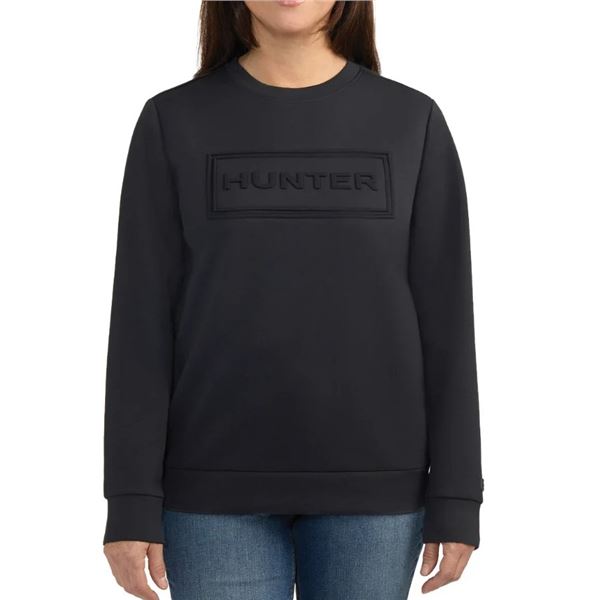 NEW HUNTER EMBOSSED SWEATSHIRT BLACK SIZE XL