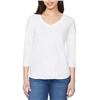 Image 1 : NEW KIRKLAND SIGNATURE V NECK ASYMMETRICAL TOP XL