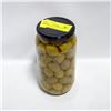 Image 1 : NEW KIRKLAND SPANISH QUEEN STUFFED OLIVES - 1L