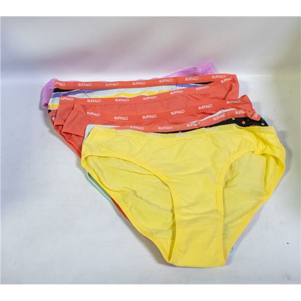 7 PK BUFFALO GIRLS COTTON BIKINI UNDERWEAR SIZE XL