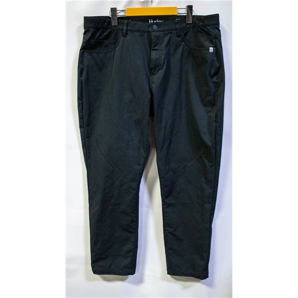 HURLEY MENS 5 POCKET STRAIGHT PANTS BLACK SZ 38X30