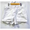 Image 1 : GAP WOMENS TWILL JEAN SHORTS WHITE SIZE MEDIUM