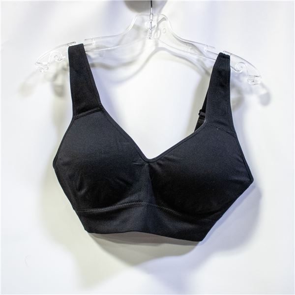PUMA WOMENS SEAMLESS SPORTS BRA BLACK SIZE SMALL
