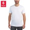 Image 1 : 6 PK OF KIRKLAND MENS T-SHIRT WHITE SIZE LARGE