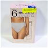 Image 1 : NEW 6 PK OF ROOM SERVICE HI-CUT UNDERWEAR SIZE LG