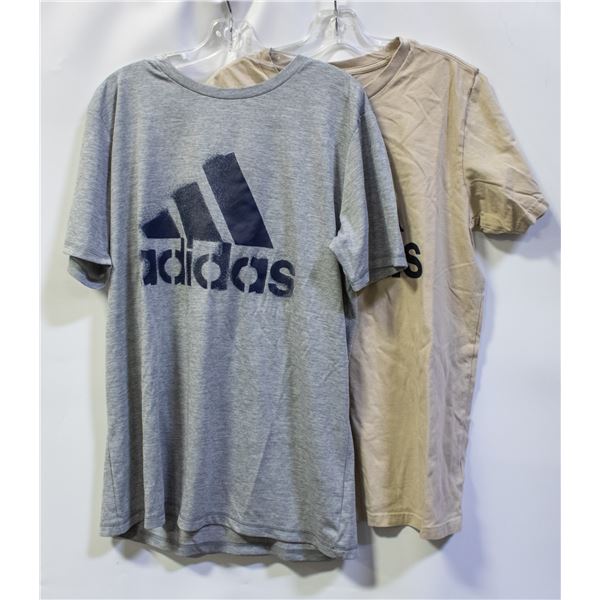 2 PK OF ADIDAS BOYS SPORTS T-SHIRTS SIZE XL 18/20