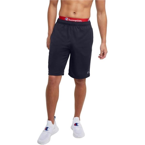 NEW CHAMPION MEN'S MOISTURE WICKING SHORTS BLUE