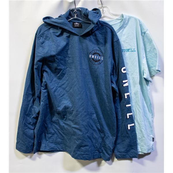 2 PACK OF ONEILL BOYS HOODIE & T-SHIRT SIZE XXL