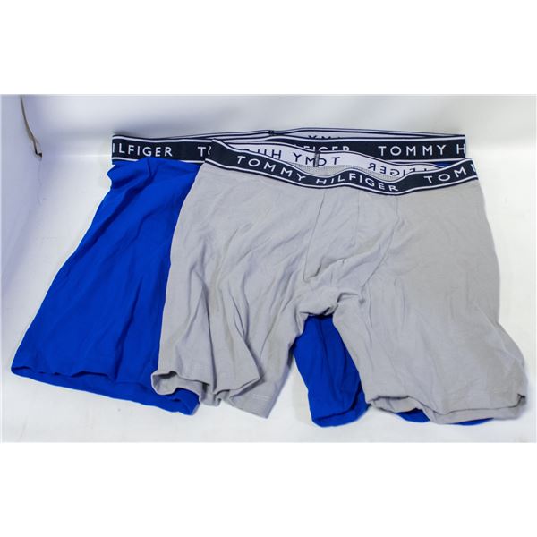 2 PACK OF TOMMY HILFIGER MENS BOXER BRIEFS SIZE SM