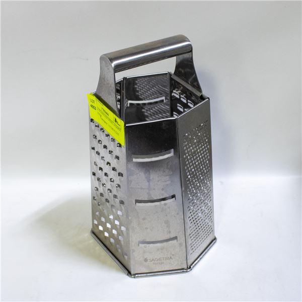 SAGETRA STAINLESS STEEL 6 SIDED BOX GRATER